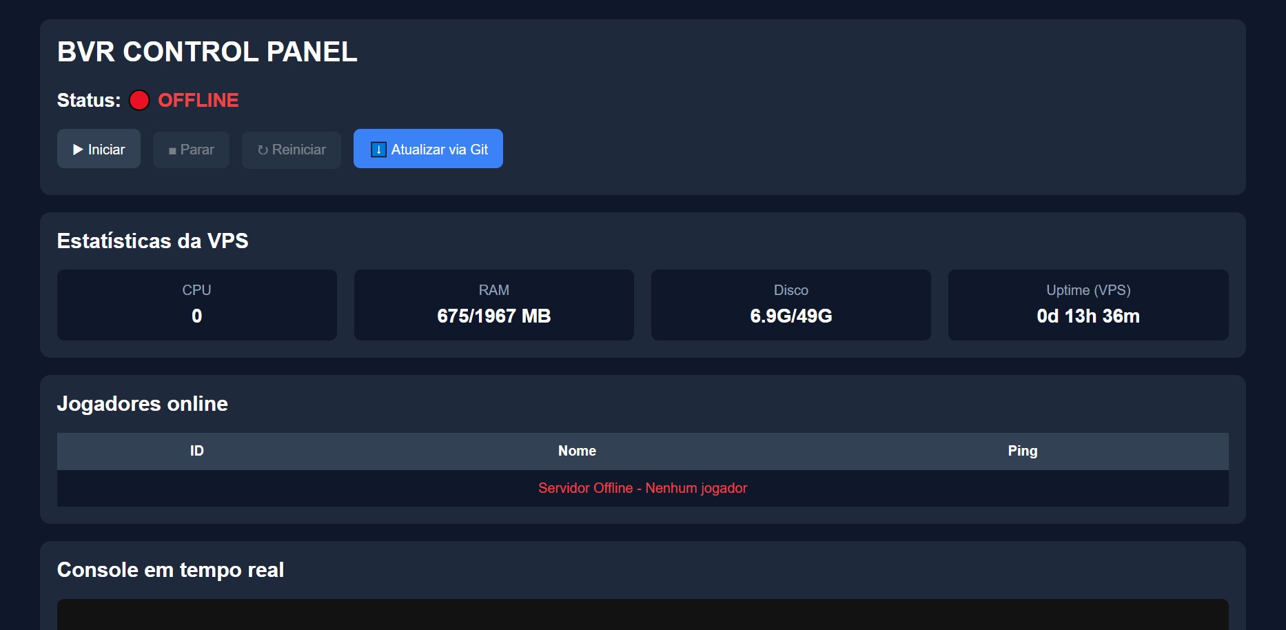 Interface do Sistema 1